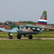 Ruský Suchoj Su-25. Ilustrační foto