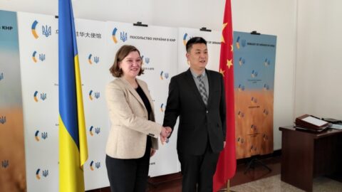 Žanna Leščinska, ukrajinská Chargé d'Affaires v Pekingu