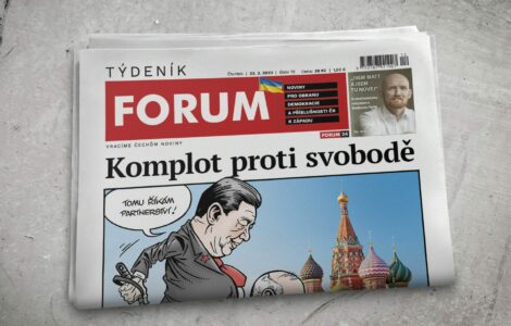 Titulní strana nového Týdeníku FORUM