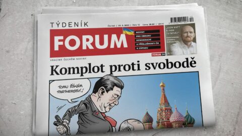 Titulní strana nového Týdeníku FORUM