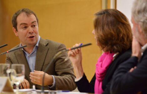 Novinář Javier Sierra na konferenci "Autoři mají svůj názor".