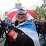 Fanoušci Ruska se sešli na demonstraci