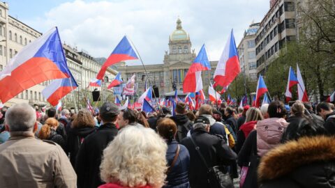 Fanoušci Ruska se sešli na demonstraci