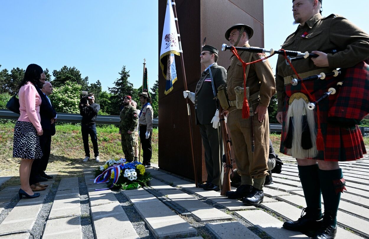 Vzpomínkový akt při příležitosti Operace Anthropoid.