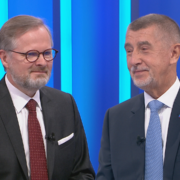 Premiér Petr Fiala (ODS), Andrej Babiš (ANO)