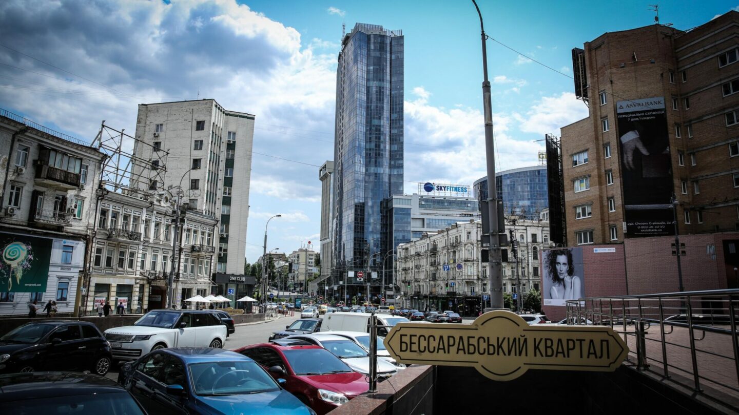 Hlavní město Ukrajiny Kyjev po ruském útoku v červnu 2023 / Ilustrační foto