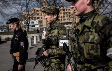 Se smíšenými hlídkami policistů a vojáků se občané setkávají hlavně v ulicích velkých měst a na strategicky významných místech. Byly zřízeny v reakci na bombový útok v Bruselu.