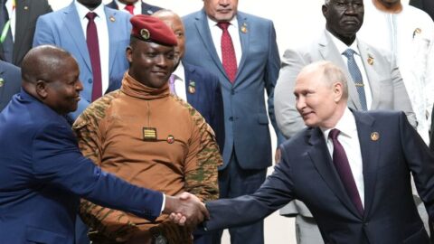 Putin na summitu Rusko - Afrika.