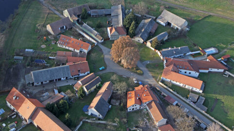 Vesnice Byšičky u Lysé nad Labem ve Středočeském kraji (ilustrační foto)