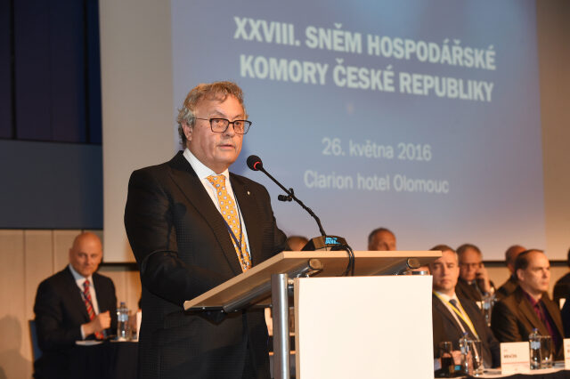 Prezident Hospodářské komory ČR Vladimír Dlouhý