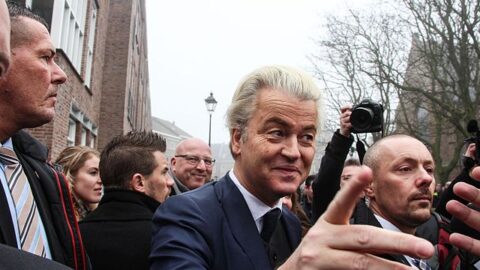 Lídr Strany pro svobodu Geert Wilders