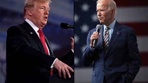 Donald Trump a Joe Biden