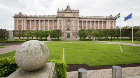 Švédský parlament, ilustrační foto