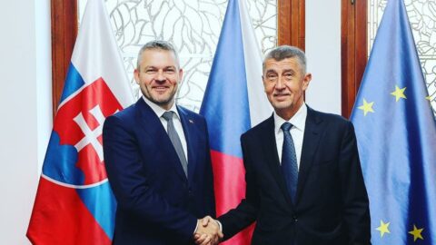 Andrej Babiš a Peter Pellegrini