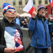 Demonstrace pořádaná stranou PRO Jindřicha Rajchla (23. března 2024).