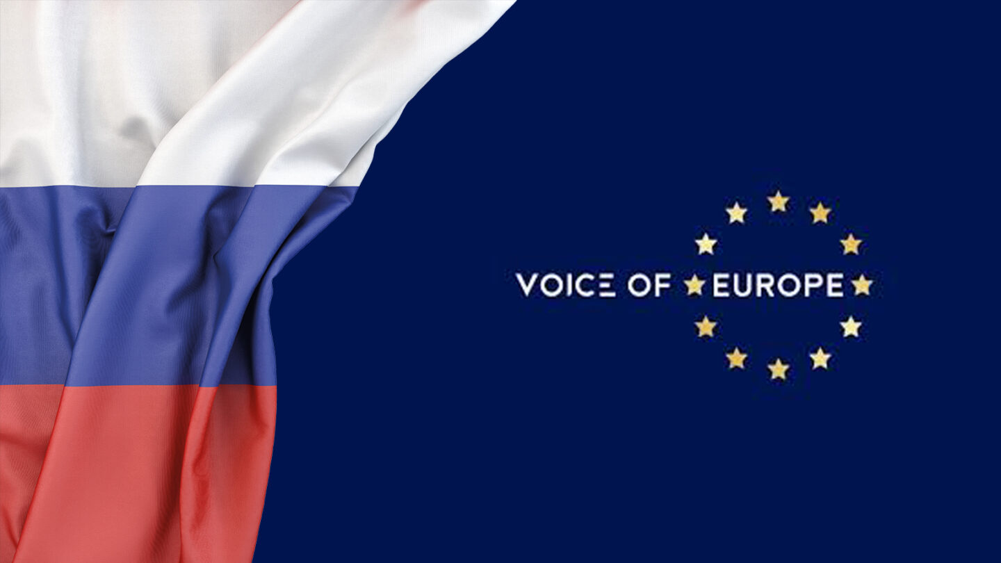 Portál Voice of Europe byl v březnu prohlášen za zástěrku ruské propagandy a dezinformací. Vlivy Ruské federace odkryly české a belgické úřady. 