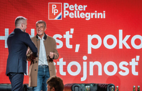 „Bojovali jsme spolu za naše lidi,“ řekl Andrej Babiš na společné propagační talkshow s Petrem Pellegrinim před druhým kolem prezidentských voleb