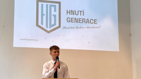 Předsedou Hnutí Generace je student Daniel Krutý