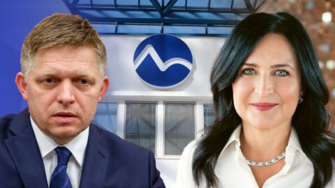 Dění kolem nejsledovanější slovenské televize Markíza přitahuje pozornost k české investiční skupině PPF. Na snímku slovenský premiér Robert Fico a majitelka PPF Renáta Kellnerová.