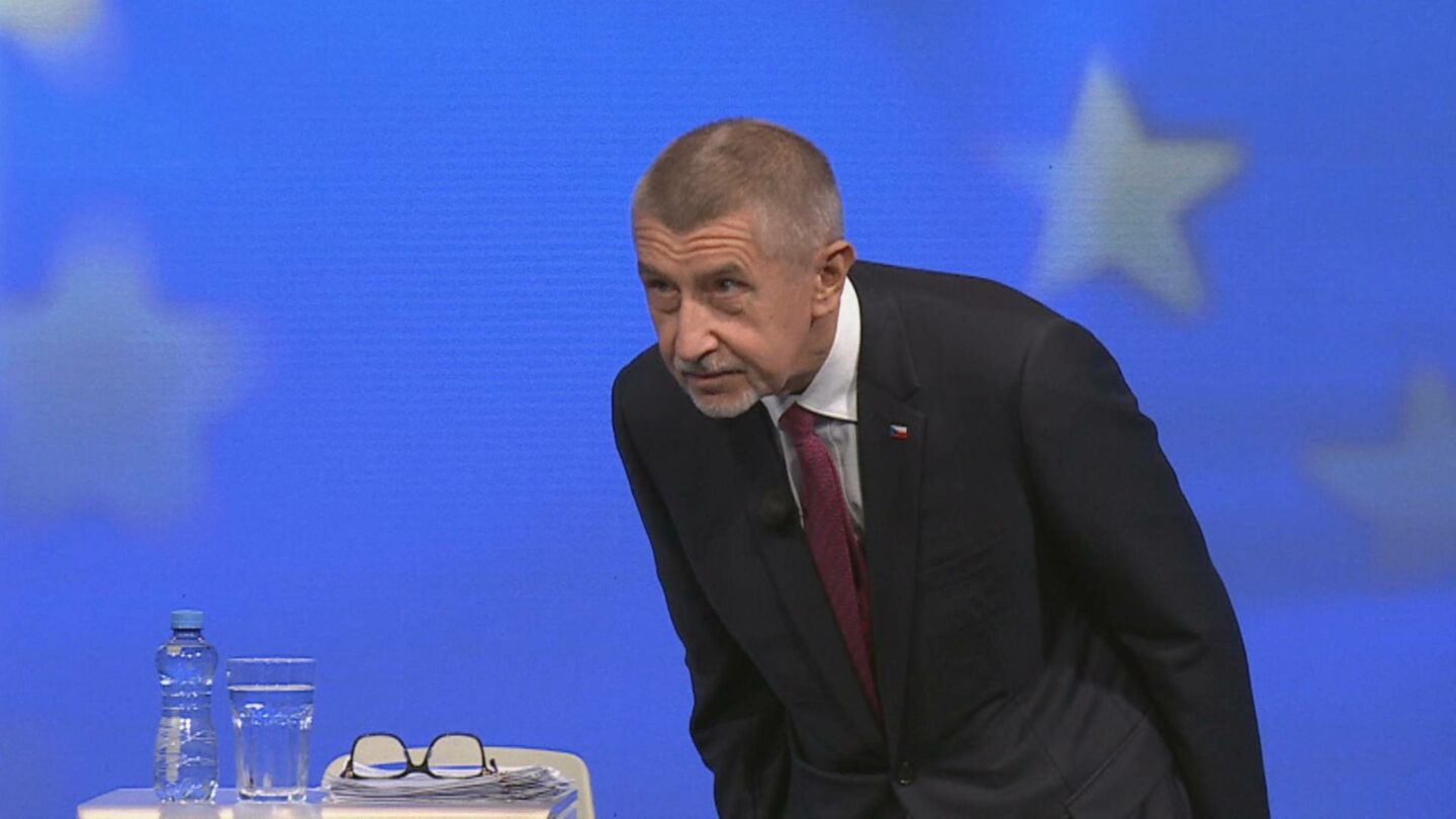 Andrej Babiš (ANO) v debatě na CNN Prima News.