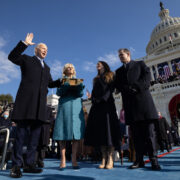 Hunter BIden na inauguraci svého otce ve Washingtonu