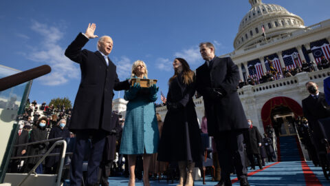 Hunter BIden na inauguraci svého otce ve Washingtonu