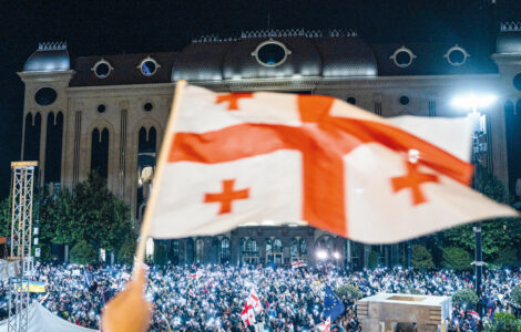 Protesty v Gruzii budou pokračovat zřejmě až do voleb, které zemi čekají na podzim