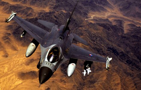 F-16 v barvách nizozemského letectva
