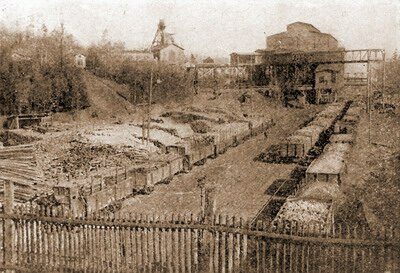 Exploze na sousedním dole Františka zasáhla i důl Hlubina. Fotografie je z roku 1932.