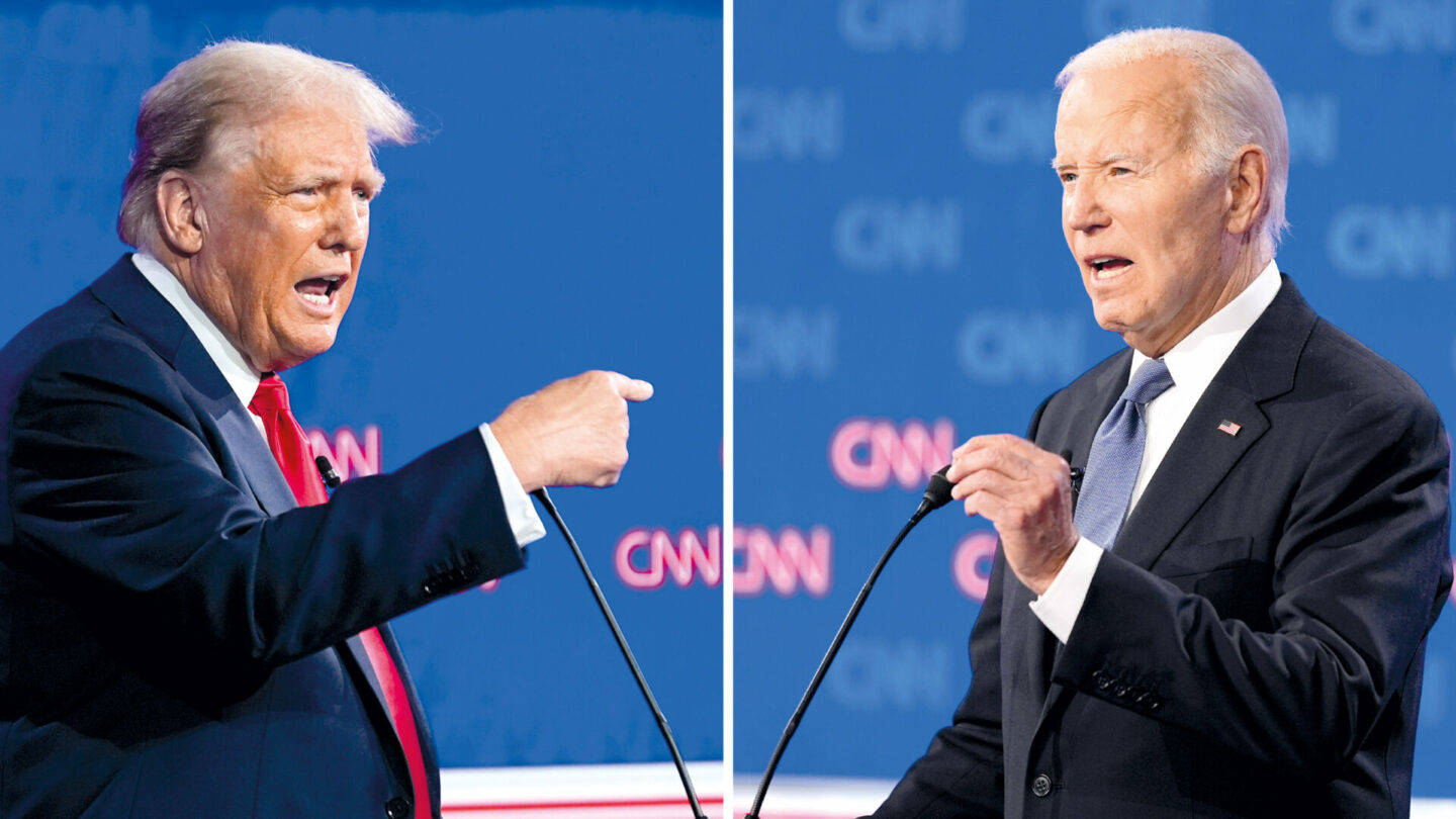 Joe Biden a Donald Trump se na konci června střetli v debatě CNN