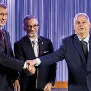 Andrej Babiš (Česko), Herbert Kickl (Rakousko) a Viktor Orbán (Maďarsko) zakládají frakci Patrioti pro Evropu