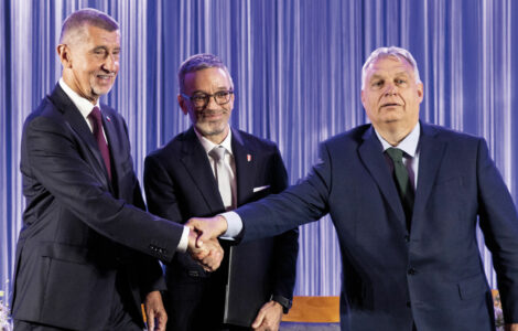 Andrej Babiš (Česko), Herbert Kickl (Rakousko) a Viktor Orbán (Maďarsko) zakládají frakci Patrioti pro Evropu