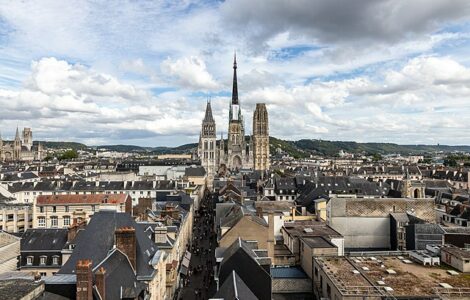Francouzské město Rouen