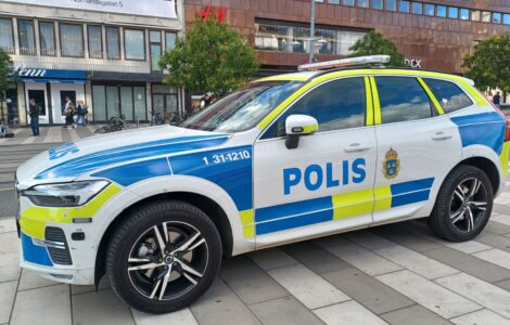 Švédská policie, ilustrační foto 