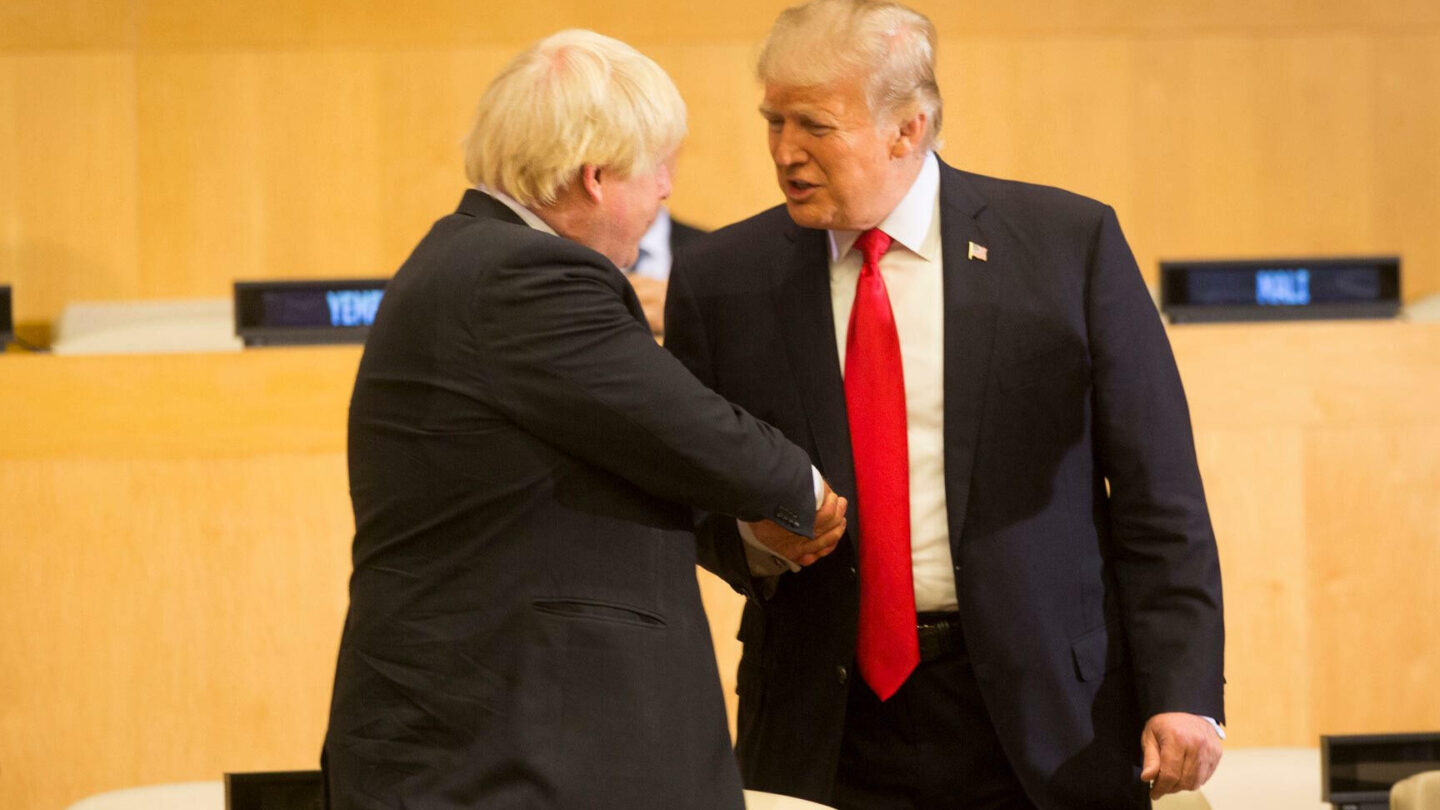 Boris Johnson a Donald Trump