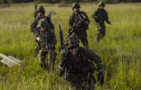 Jednotky NATO na finském ostrově Utö během cvičení Baltops 2024, ilustrační foto