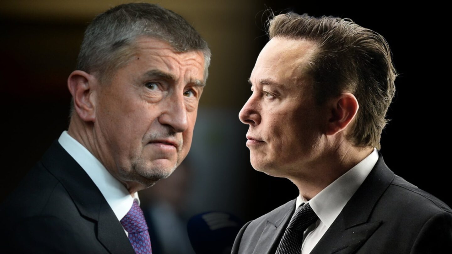 Andrej Babiš (ANO), Elon Musk