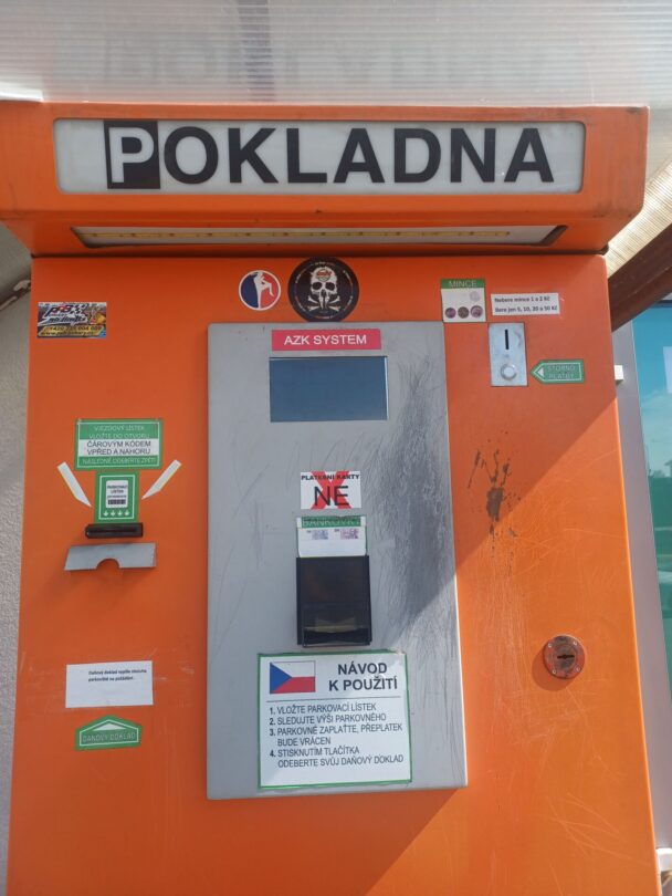 Parkovací automat ve Frýdku-Místku