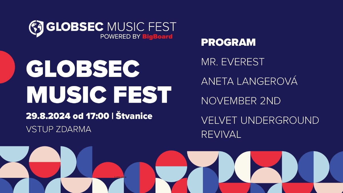 GLOBSEC Music Fest zahájí na pražské Štvanici bezpečnostní konferenci