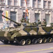 Ruské BMP-3 na přehlídce