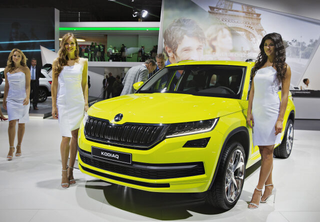 Velké SUV Škoda Kodiaq bylo 29. září představeno na mezinárodním autosalonu v Paříži.