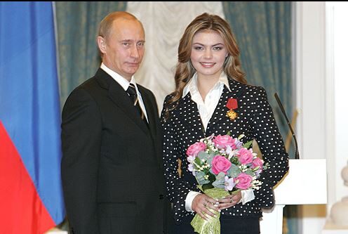 Vladimir Putin a Alina Kabajevová