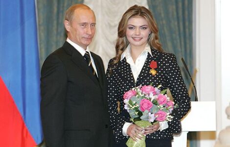 Vladimir Putin a Alina Kabajevová