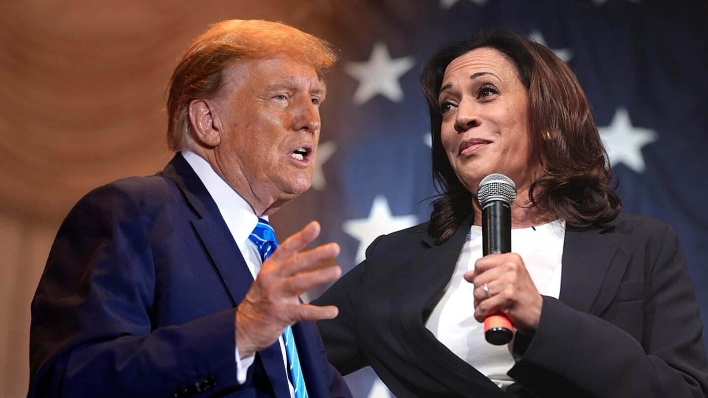 Donald Trump a Kamala Harrisová