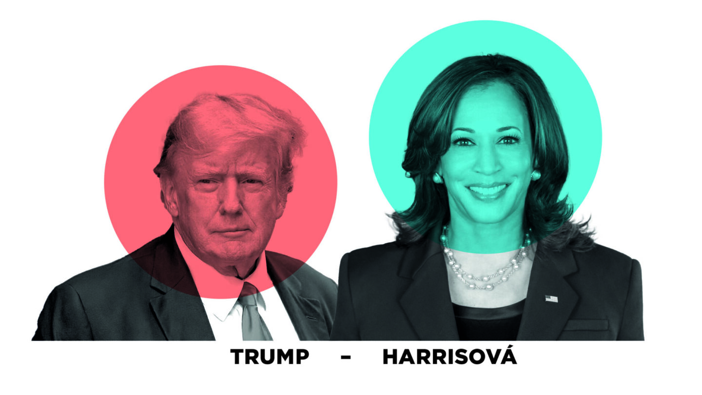 Donald Trump vs. Kamala Harrisová