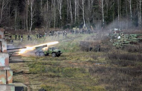 Ruský raketomet BM-21 Grad