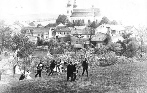 Všichni dobří rodáci ještě v časech poválečné úlevy a vzájemného porozumění.