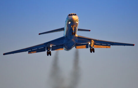 Ilustrační foto. (Letoun Tu-134B-3) 