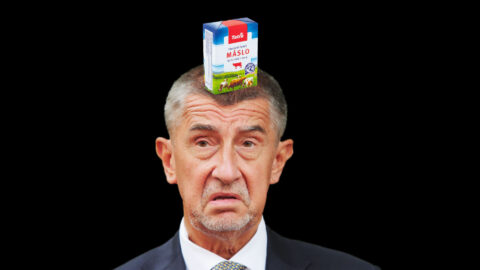 Andrej Babiš se svým máslem