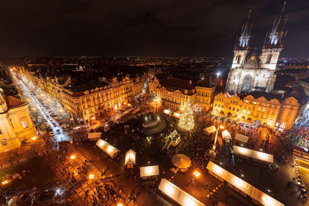 Vánoční trhy na Staroměstském náměstí